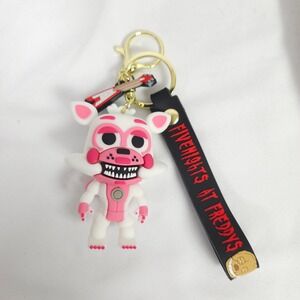Five Nights at Freddy's Funtime Foxy Keychain Figure Guitar Charm